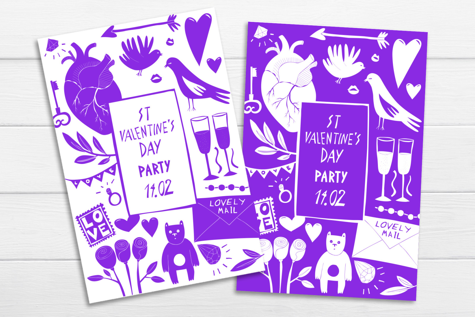 Valentine's Day Vector Collection Valentine's Day Vector Collection