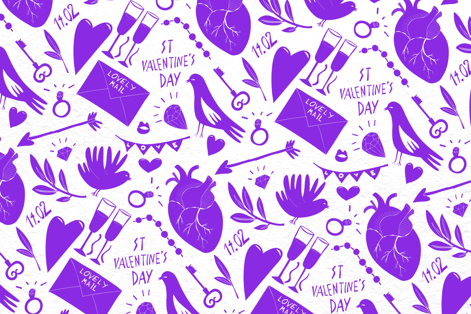 Valentine&#039;s Day Vector Collection