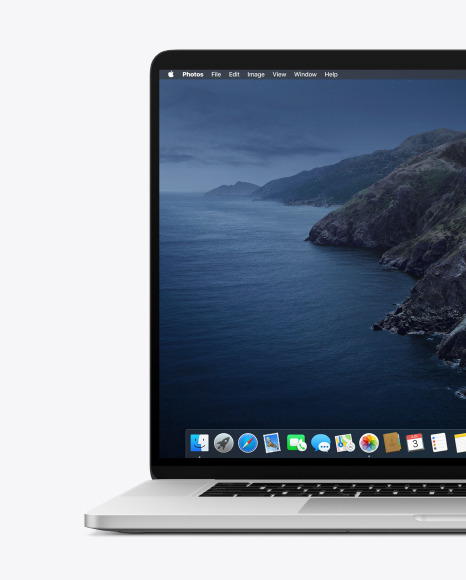 Macbook Pro 16" Front View Mockup