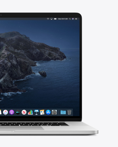 Macbook Pro 16&#034; Front View Mockup