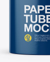 Glossy Paper Tube Mockup