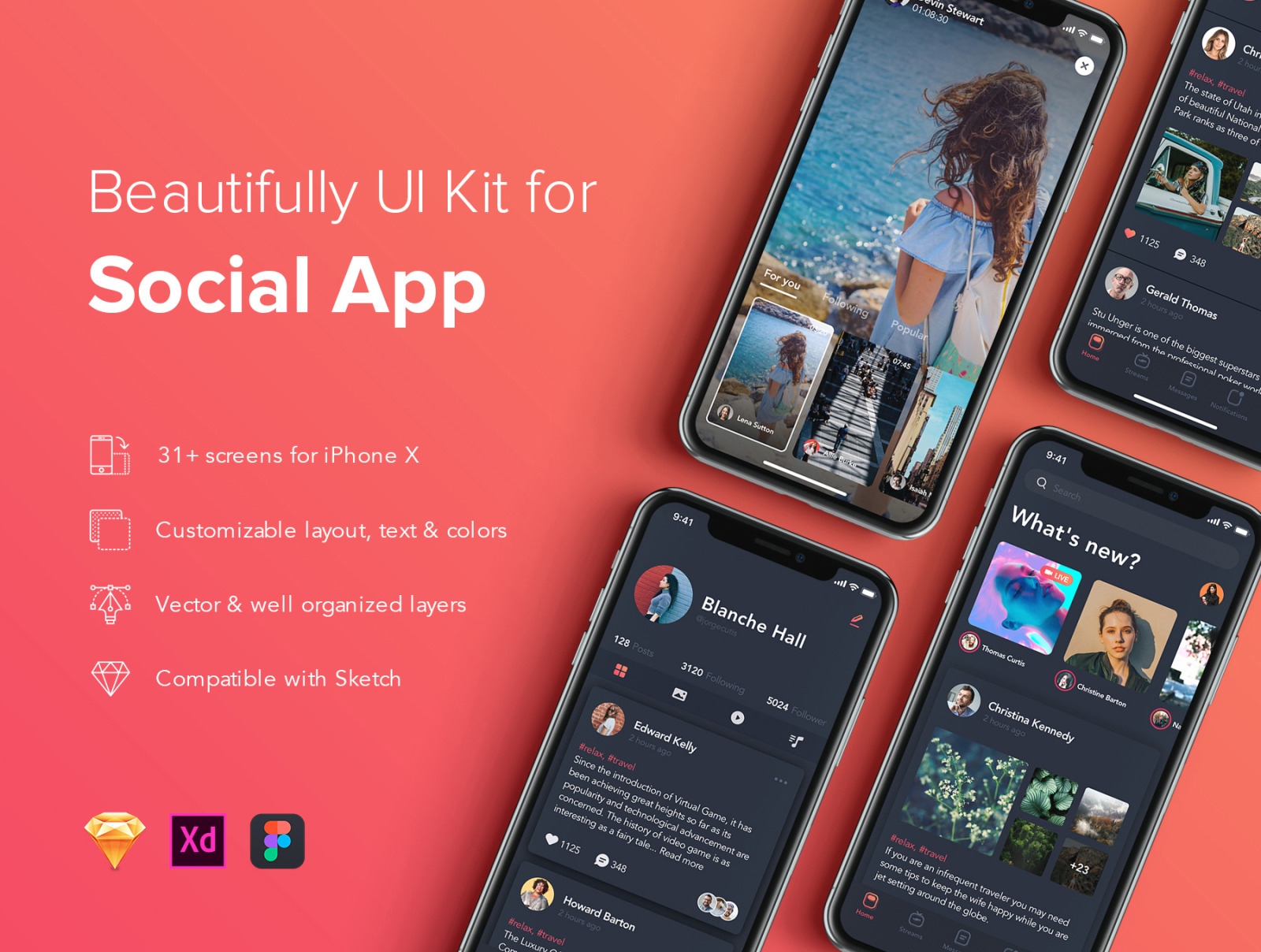 Zingo Social App UI Kit Zingo Social App UI Kit