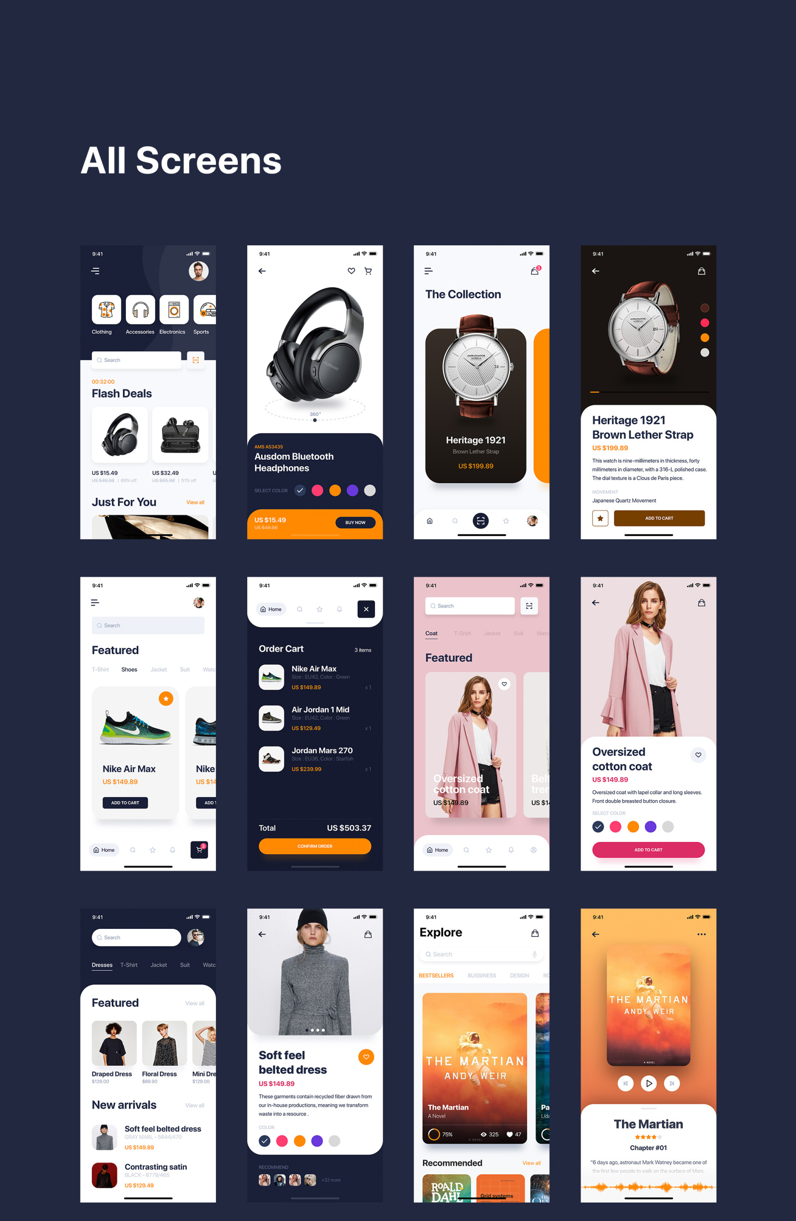 Pallas Mobile UI Kit