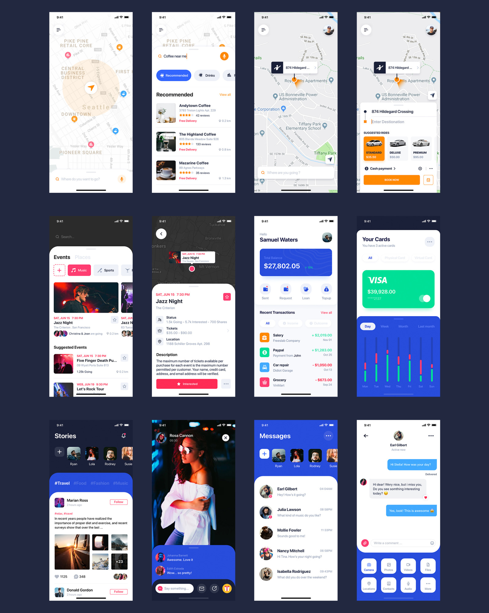 Pallas Mobile UI Kit