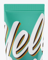 Glossy Cosmetic Tube w/ Wooden Cap Mockup