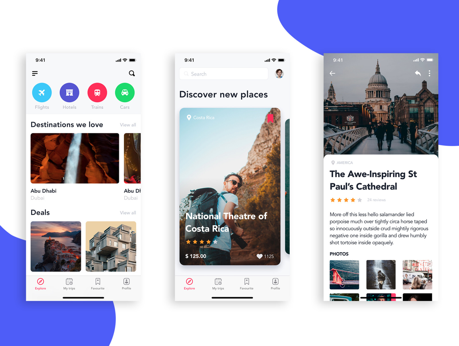 EasyGo - Travel App UI Kit