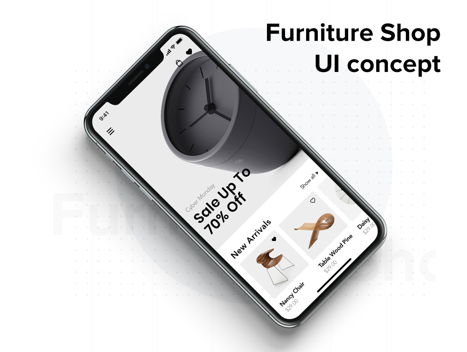 Loza - Furniture Shop App UI Kit Loza - Furniture Shop App UI Kit