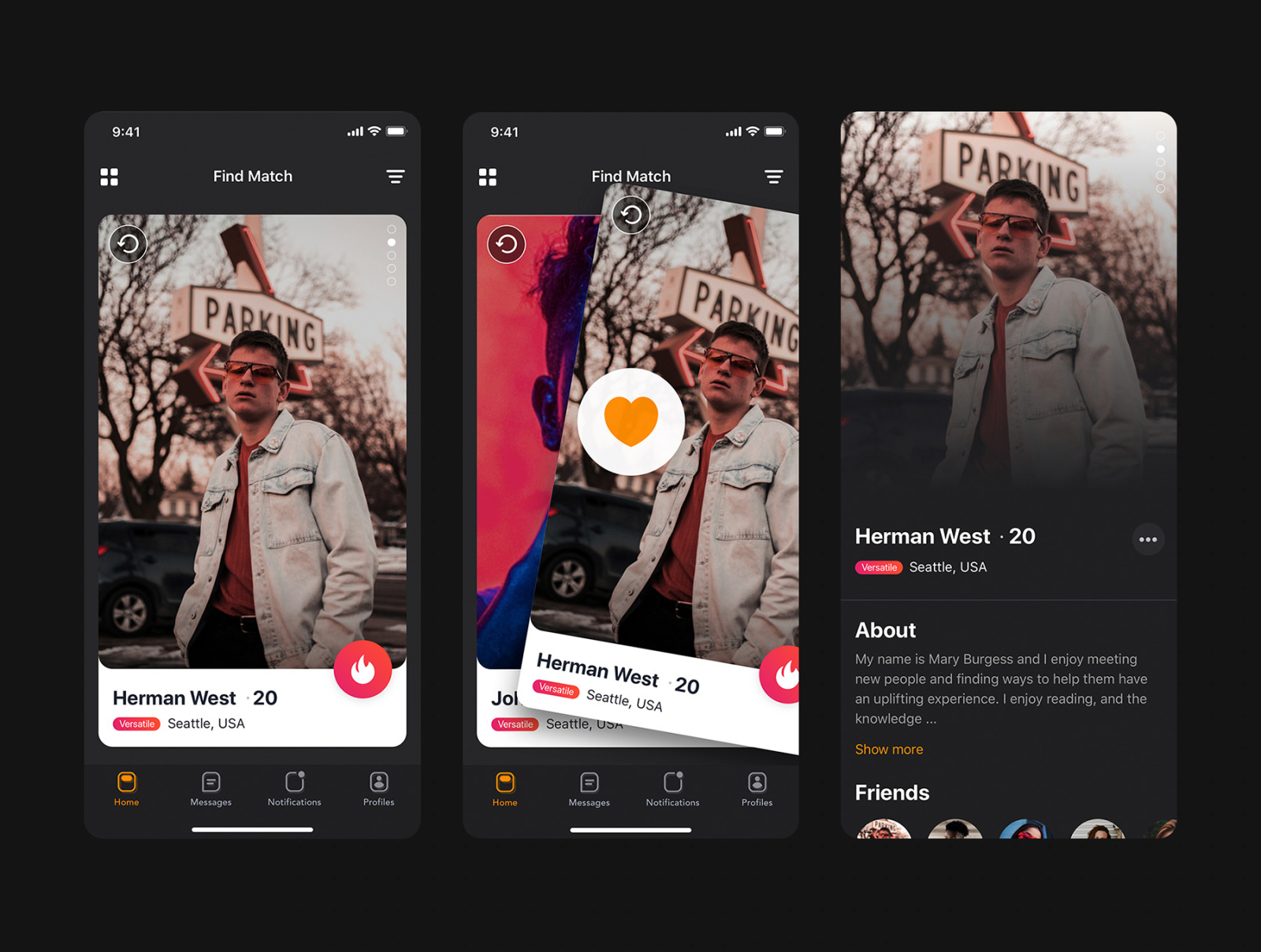 ManHunt - Dating app UI Kit