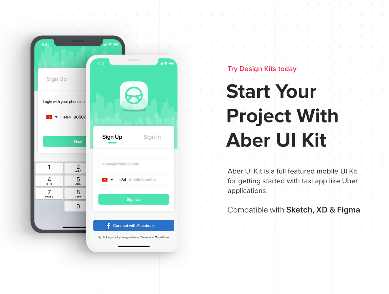 Taxi Booking App UI Kit Taxi Booking App UI Kit