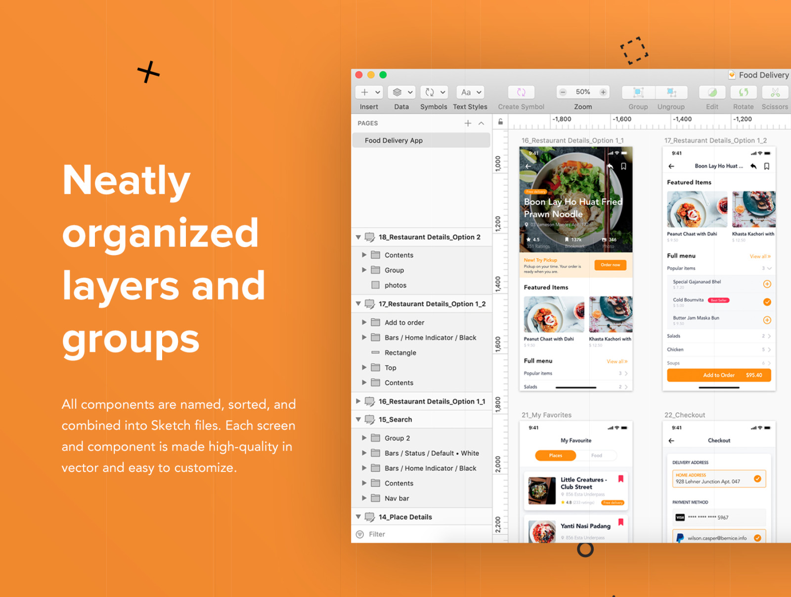 Fozzi - Food Delivery App UI Kit Fozzi - Food Delivery App UI Kit
