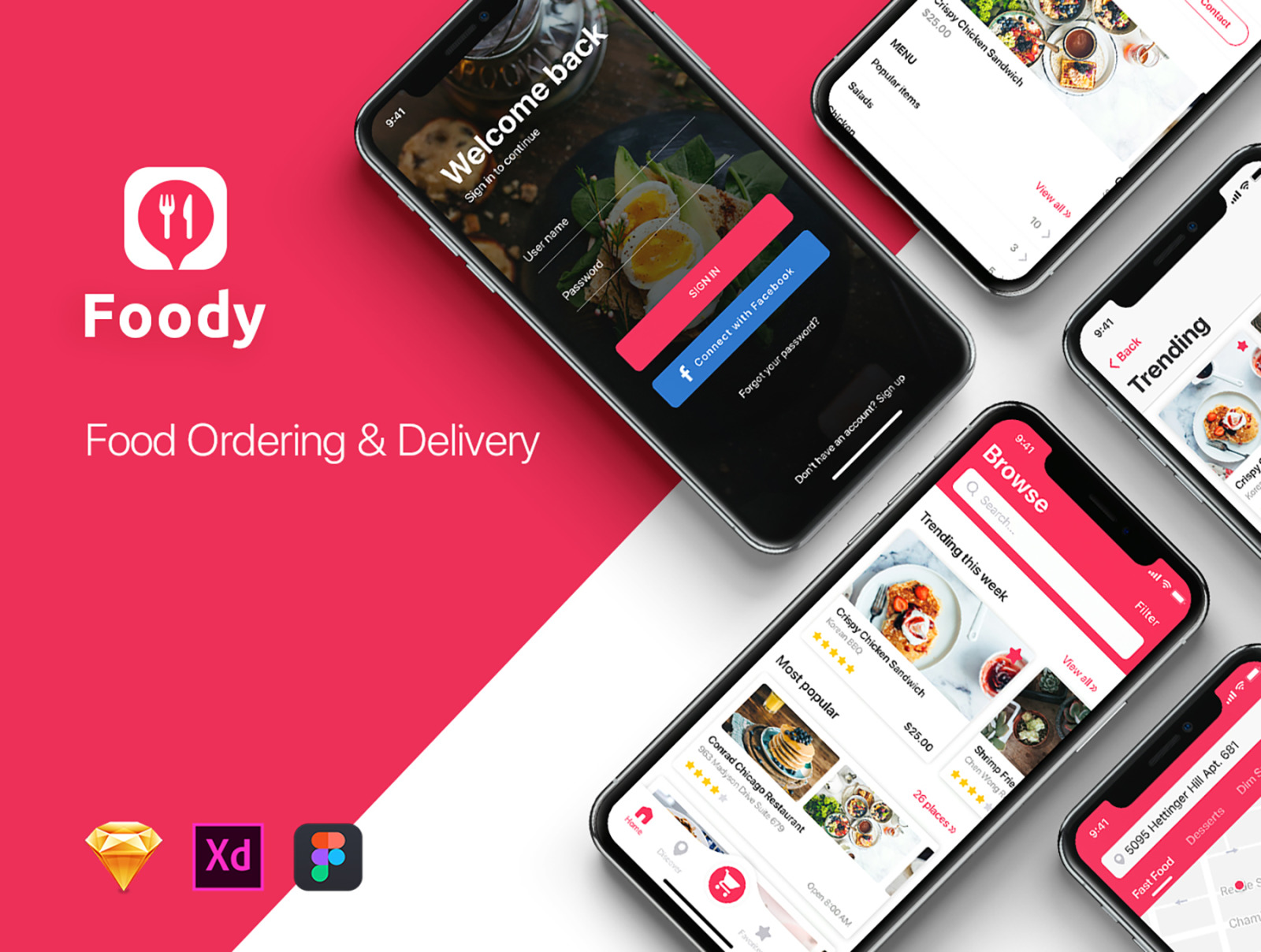 Foody - Food App UI Kit