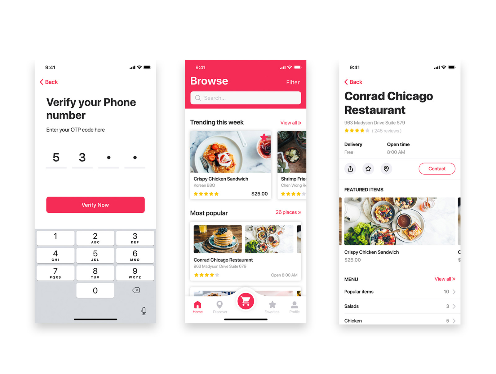 Foody - Food App UI Kit