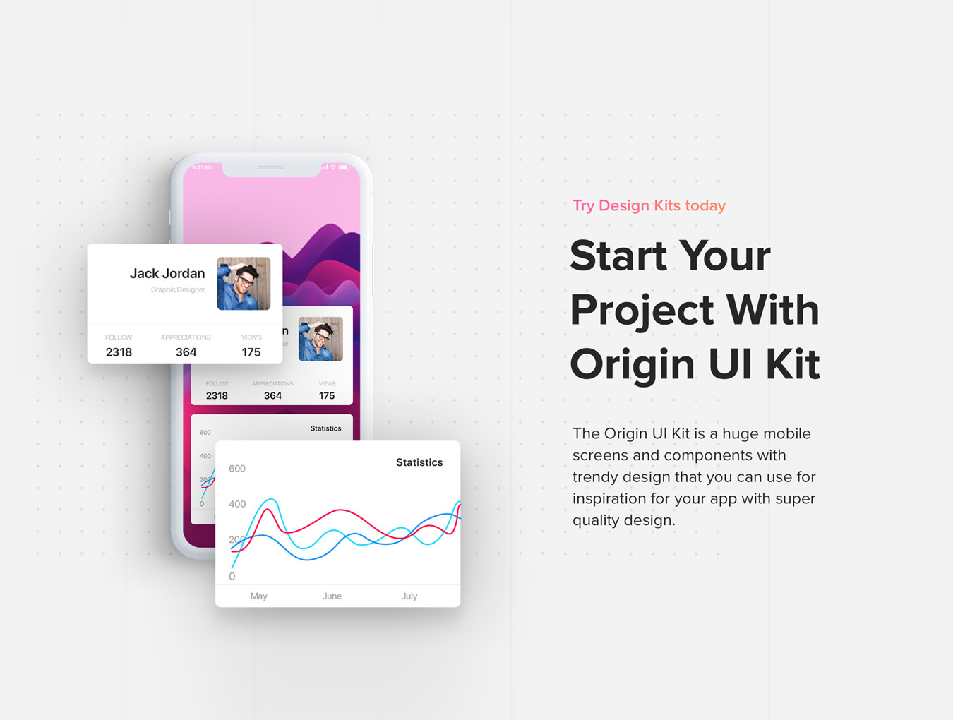 Origin Mobile UI Kit Origin Mobile UI Kit
