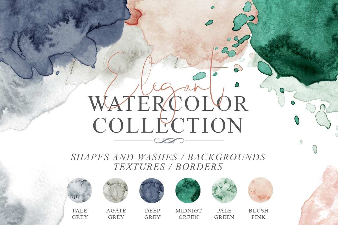 Elegant Watercolor Backgrounds Elegant Watercolor Backgrounds