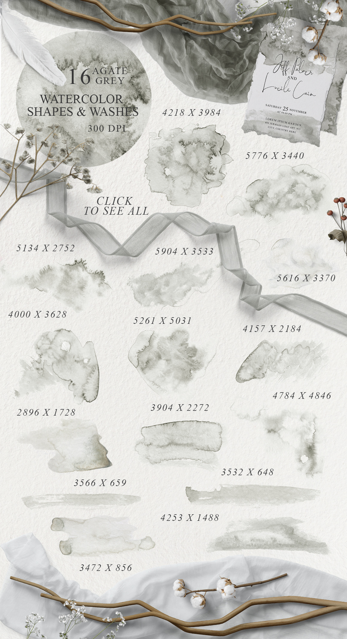 Elegant Watercolor Backgrounds Elegant Watercolor Backgrounds