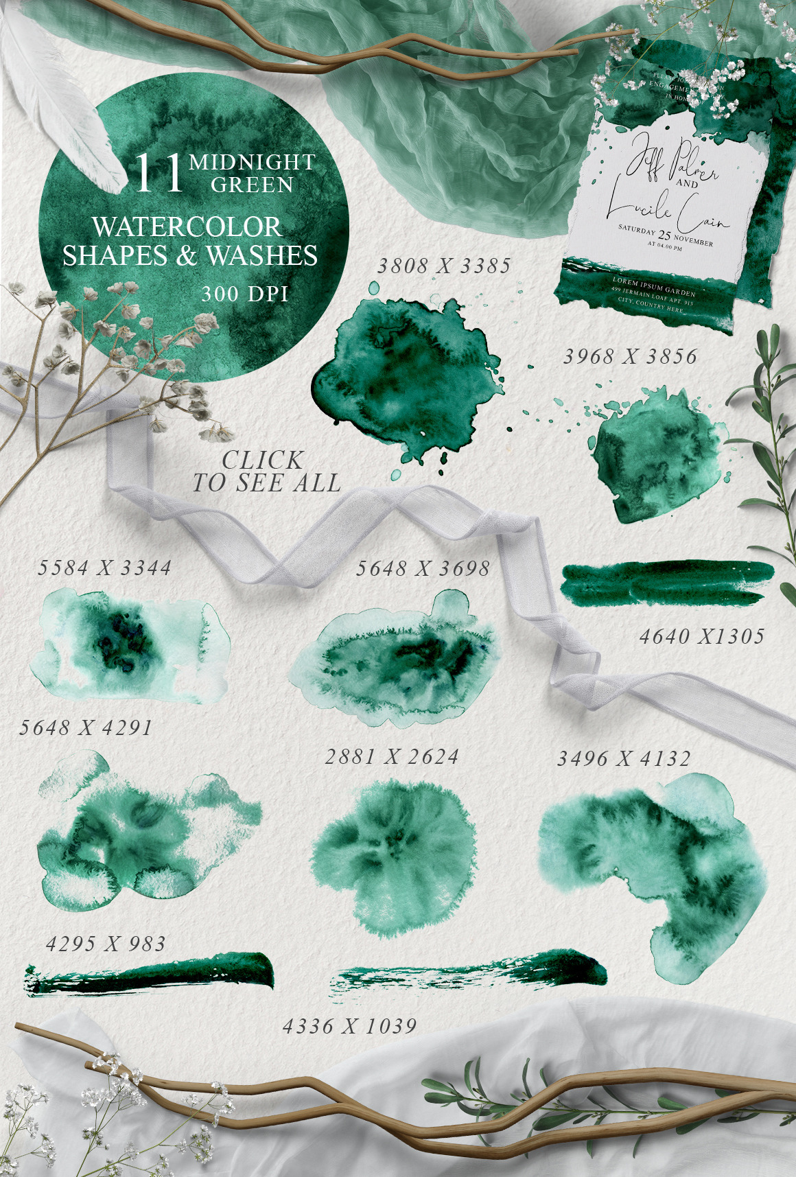 Elegant Watercolor Backgrounds Elegant Watercolor Backgrounds