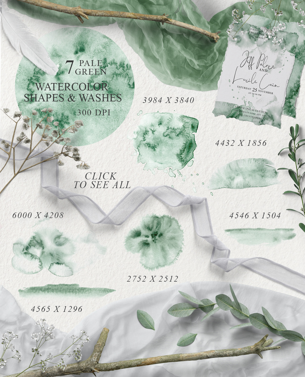 Elegant Watercolor Backgrounds Elegant Watercolor Backgrounds