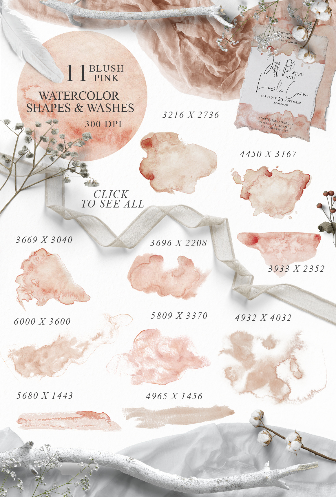 Elegant Watercolor Backgrounds Elegant Watercolor Backgrounds