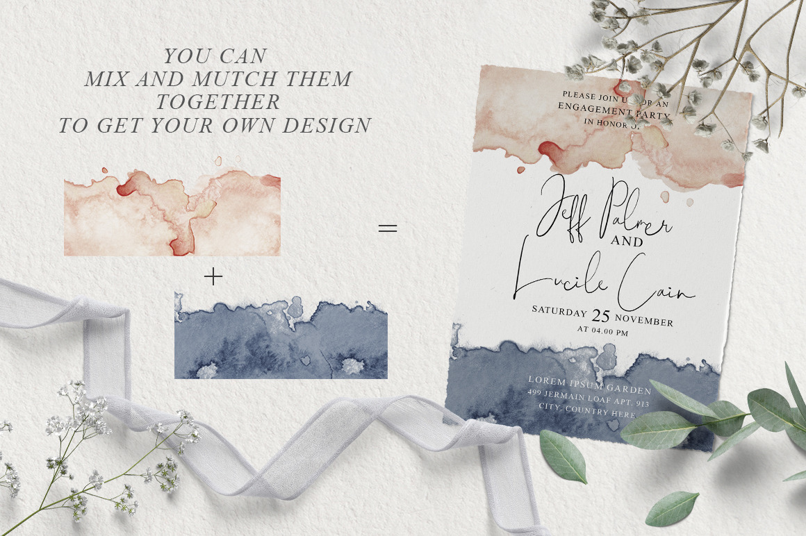 Elegant Watercolor Backgrounds Elegant Watercolor Backgrounds