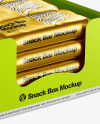 Metallic Snack Box Mockup