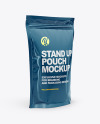 Glossy Stand Up Pouch Mockup