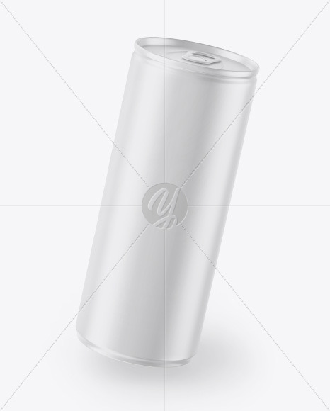 Matte Drink Can Mockup