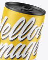 Matte Drink Can Mockup