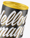 Matte Drink Can Mockup