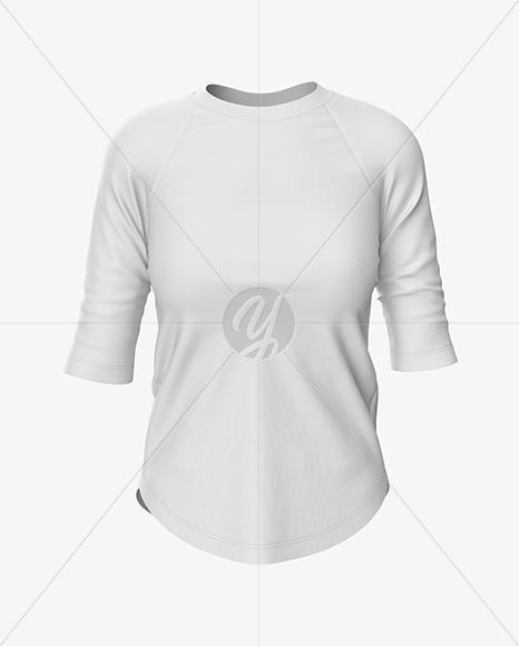 Women's Raglan T-Shirt Mockup