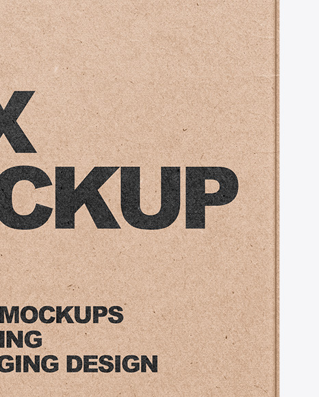 Kraft Box Mockup