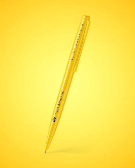 Glossy Pen Mockup