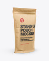 Kraft Stand Up Pouch Mockup