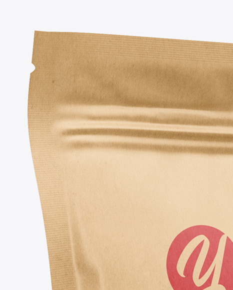 Kraft Stand Up Pouch Mockup