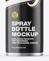 Glossy Spray Bottle w/ Matte Cap Mockup