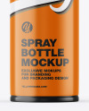 Glossy Spray Bottle w/ Matte Cap Mockup