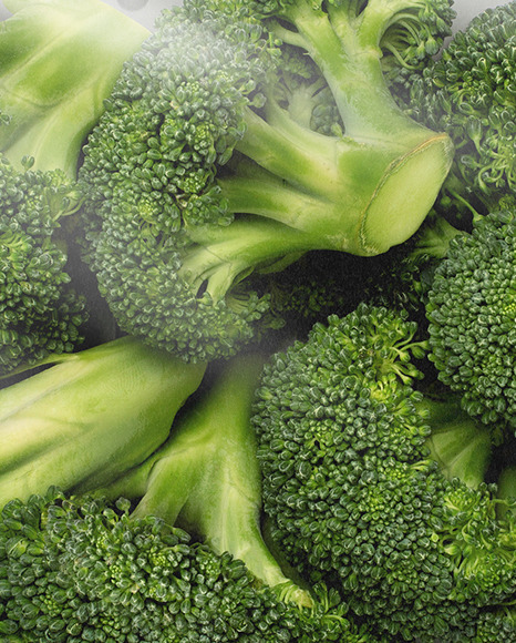 Plastic Tray With Broccoli Mockup