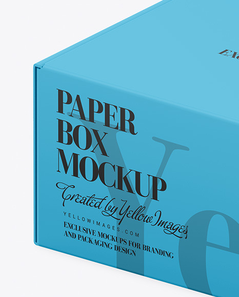 Paper Box Mockup