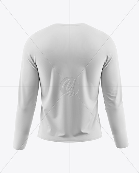 Men's Long Sleeve T-Shirt Mockup