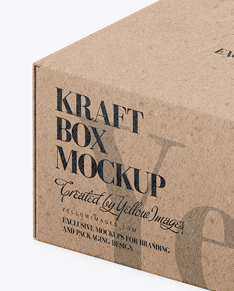 Kraft Box Mockup