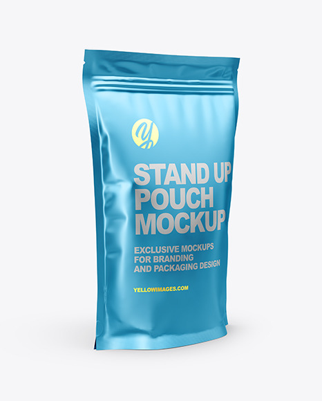 Matte Metallic Stand Up Pouch Mockup - Stand+Up+Foil+Bag+Mock+Up+|+|+Designertale