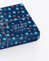 Glossy Gift Box w/ Label Mockup