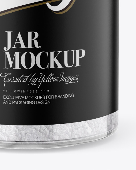 Salt Jar Mockup Salt Jar Mockup