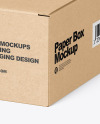 Kraft Paper Box Mockup Kraft Paper Box Mockup