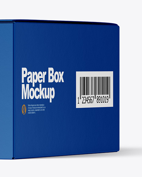 Paper Box Mockup