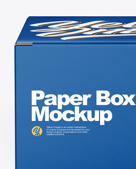 Paper Box Mockup