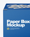 Paper Box Mockup