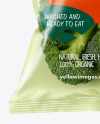 Plastic Bag With Broccoli Mockup