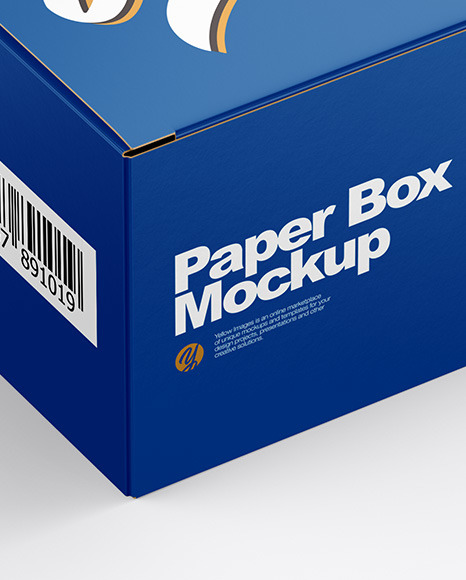 Paper Box Mockup