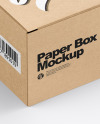 Kraft Paper Box Mockup