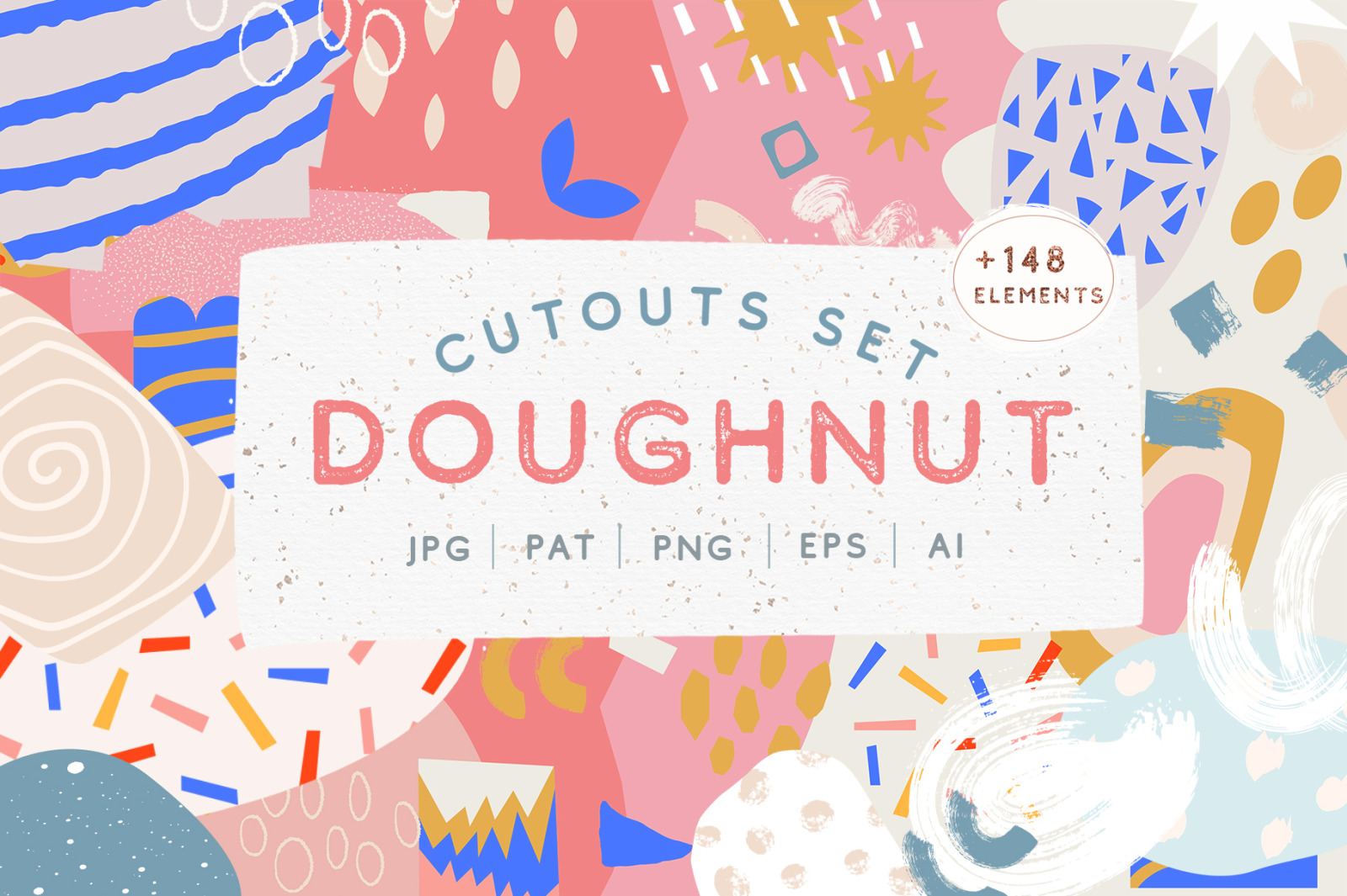 Doughnut Cutouts Set